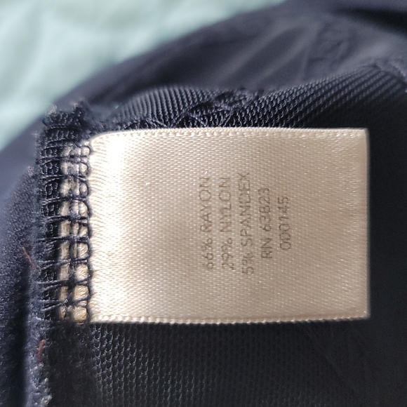 C&B Signature Sliming Pants Size 14 Short Navy Blue - Picture 3 of 8